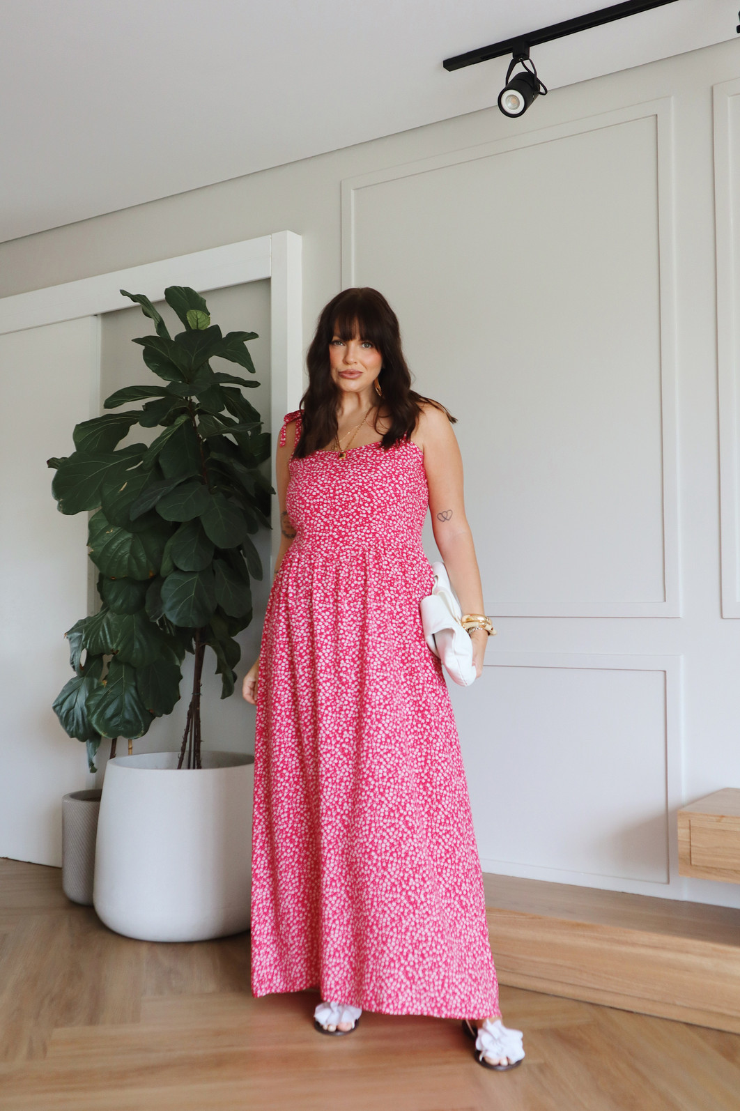 VESTIDO MIDI FLASH SALE VISCOSE ALCA FLORAL