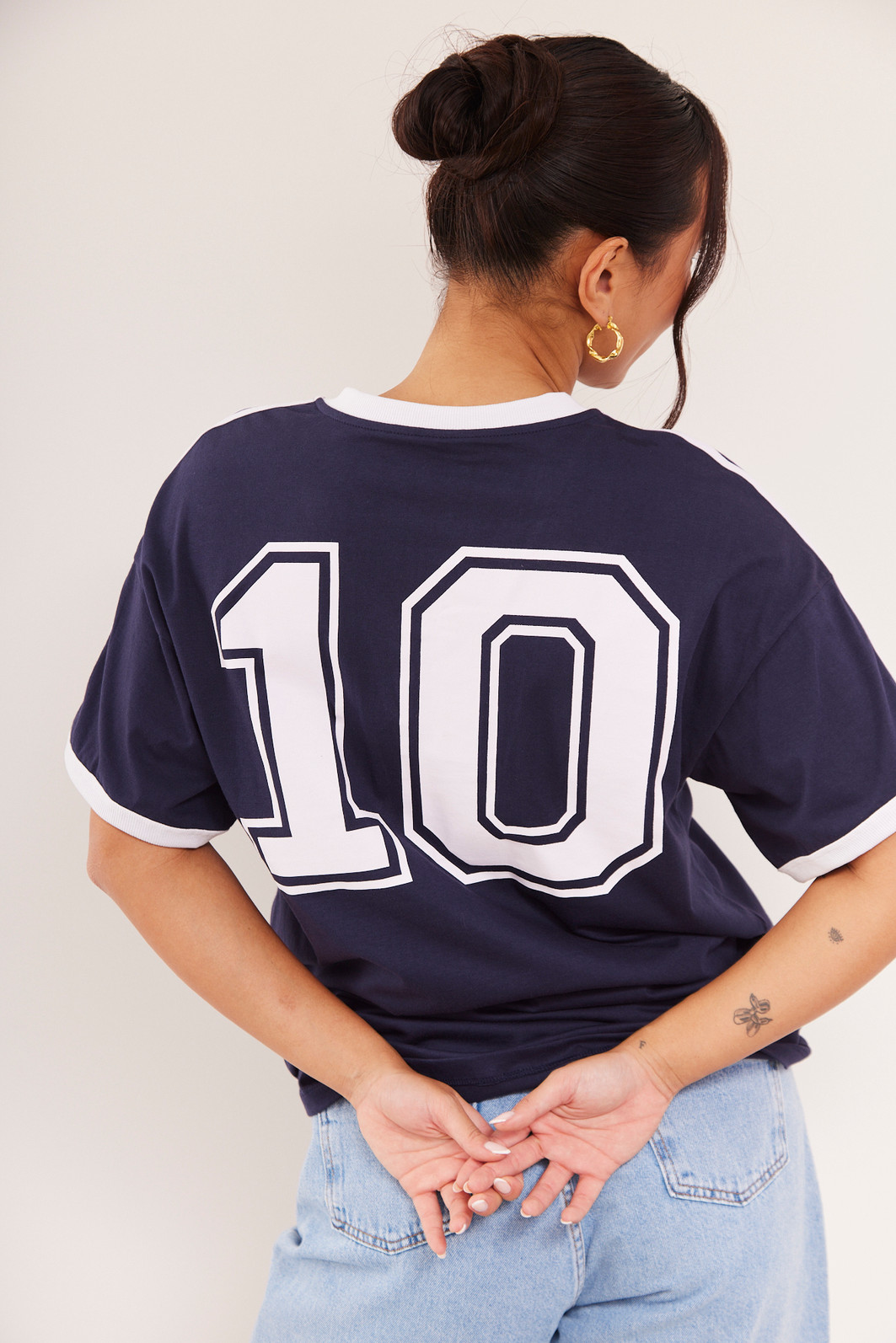 T-SHIRT OVER 10 AZUL MARINHO T-SHIRT OVER 10 AZUL MARINHO