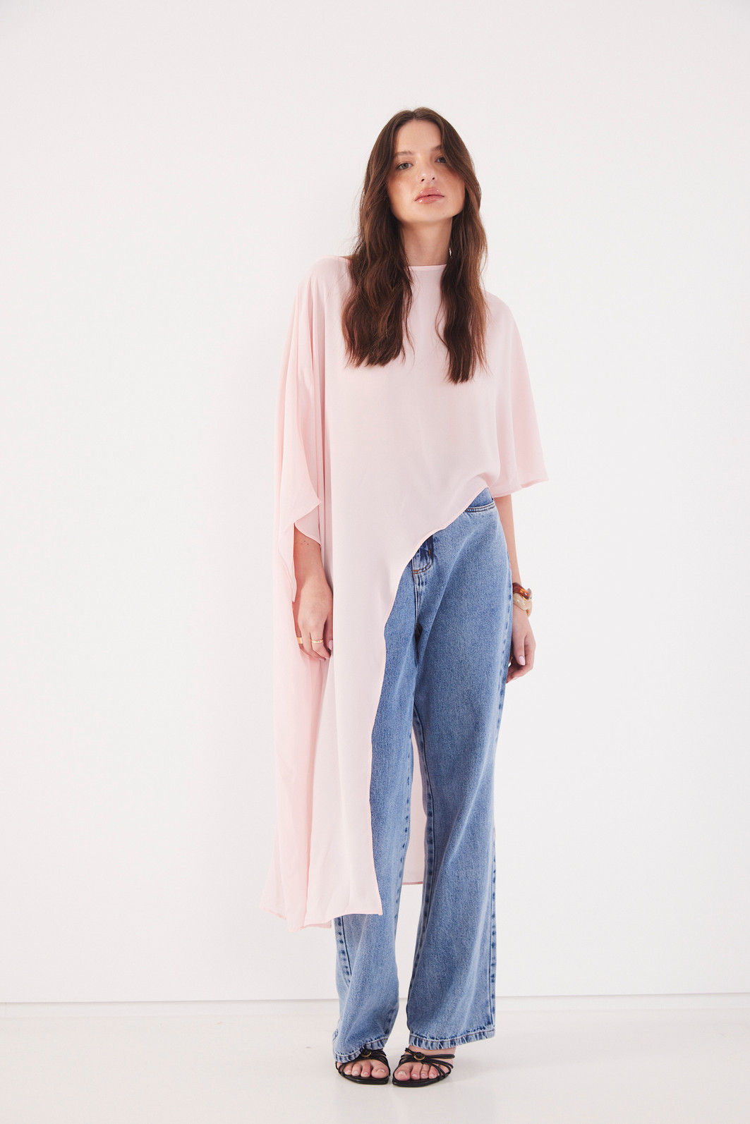 BLUSA CAPA BRUNA ROSA BLUSA CAPA BRUNA ROSA