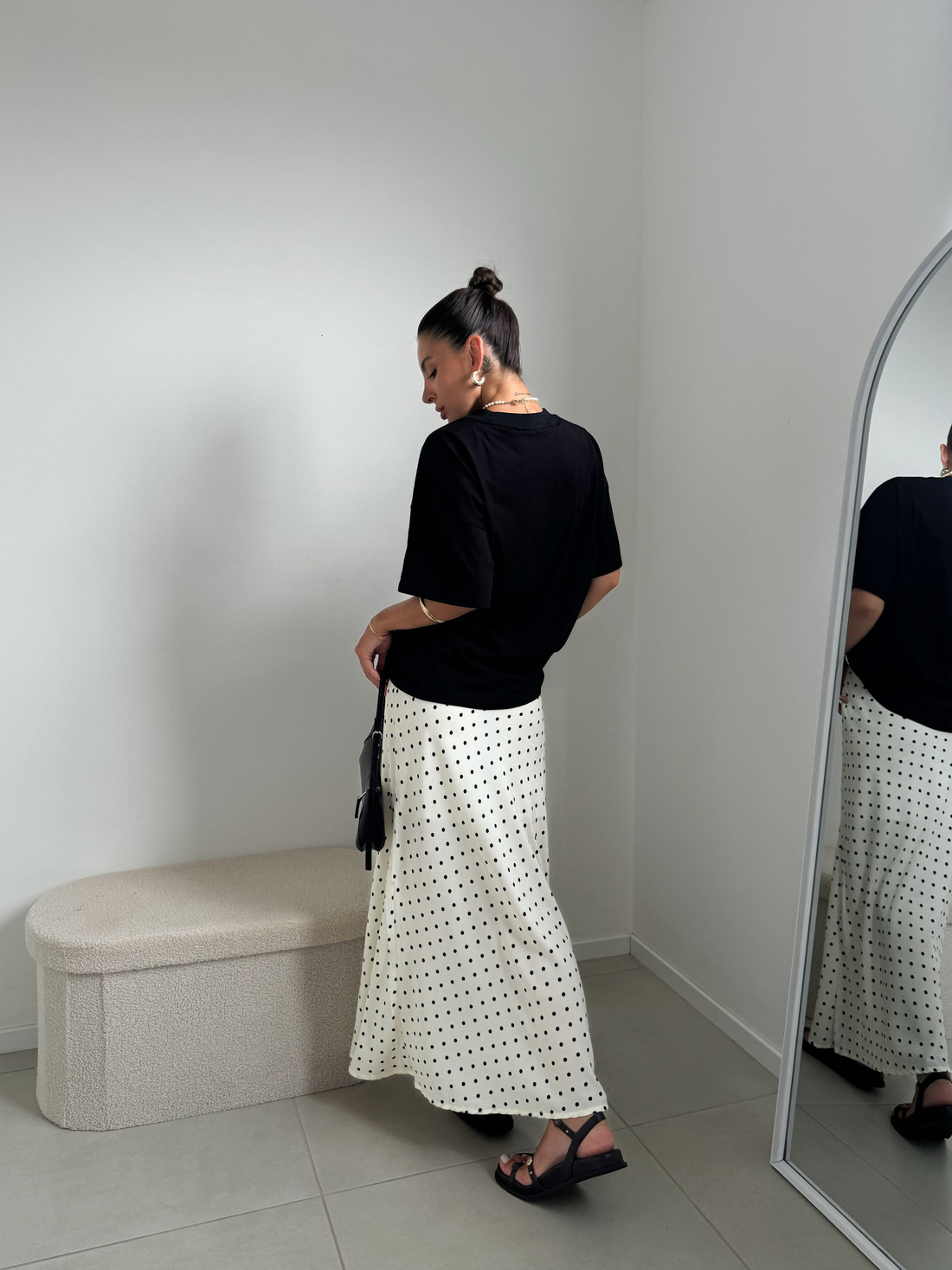 SAIA MIDI JULIA POA FUNDO OFF SAIA MIDI JULIA POA FUNDO OFF