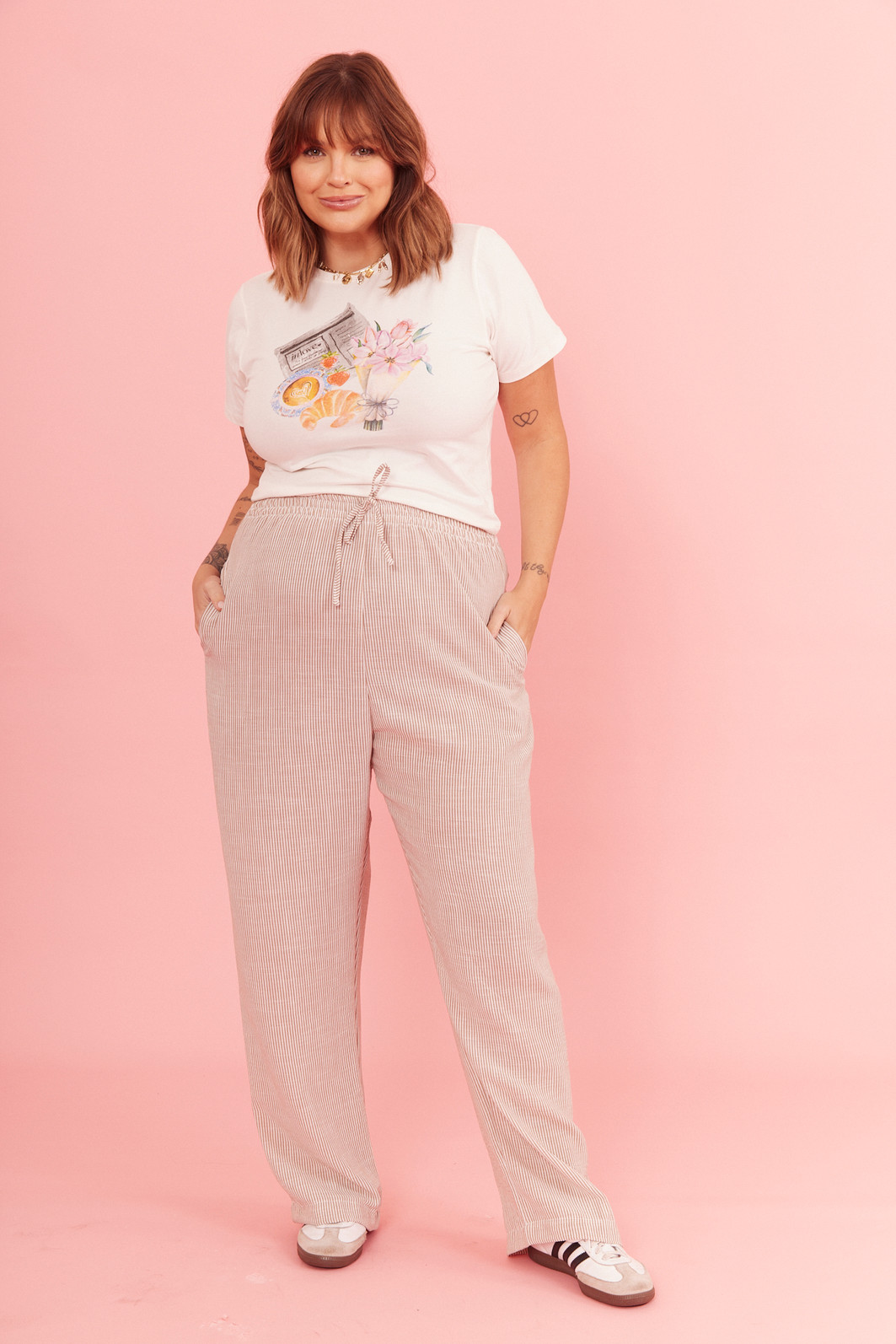 BABY TEE JORNAL PARIS OFF WHITE