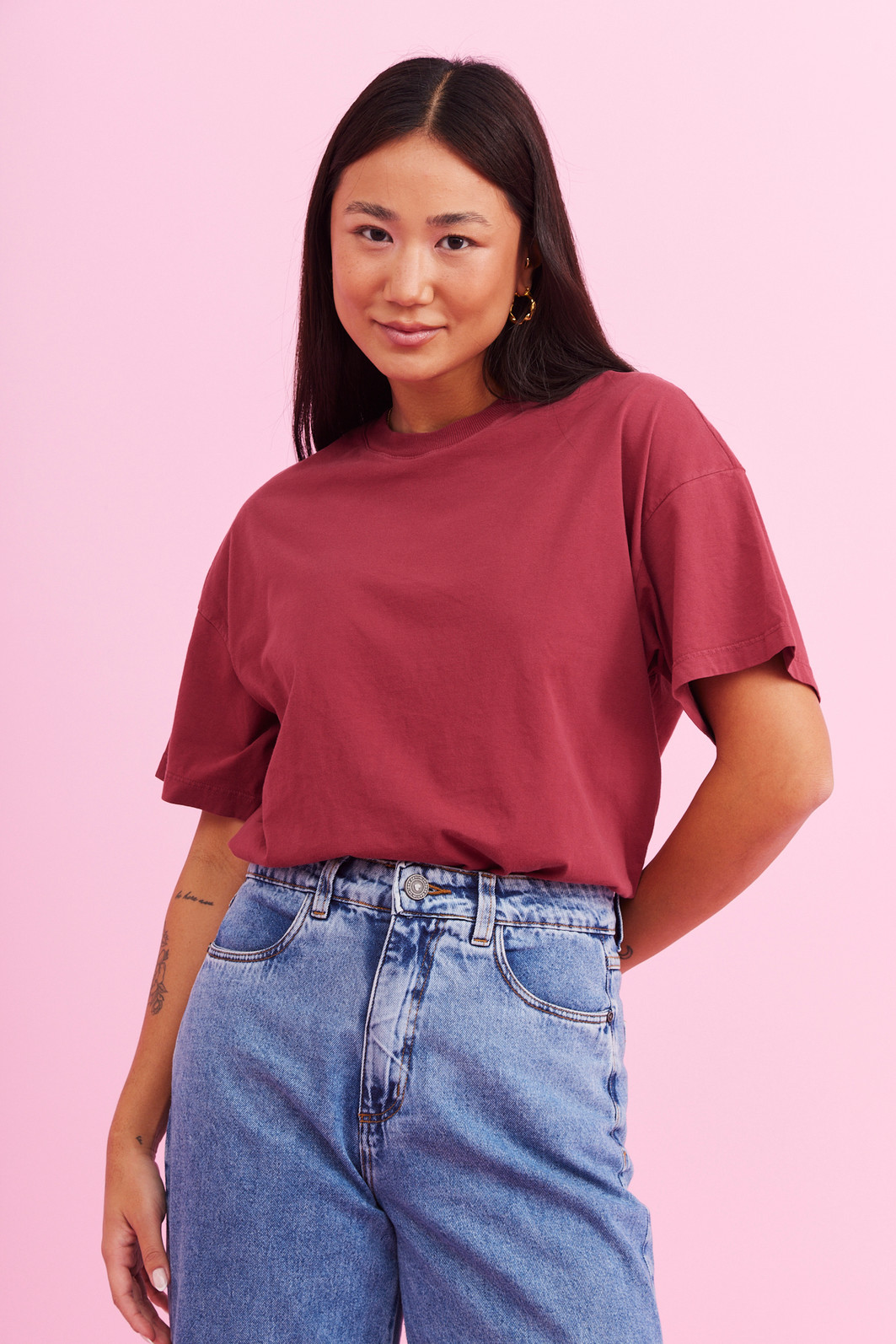 T-SHIRT OVER TURIN BORDO T-SHIRT OVER TURIN BORDO