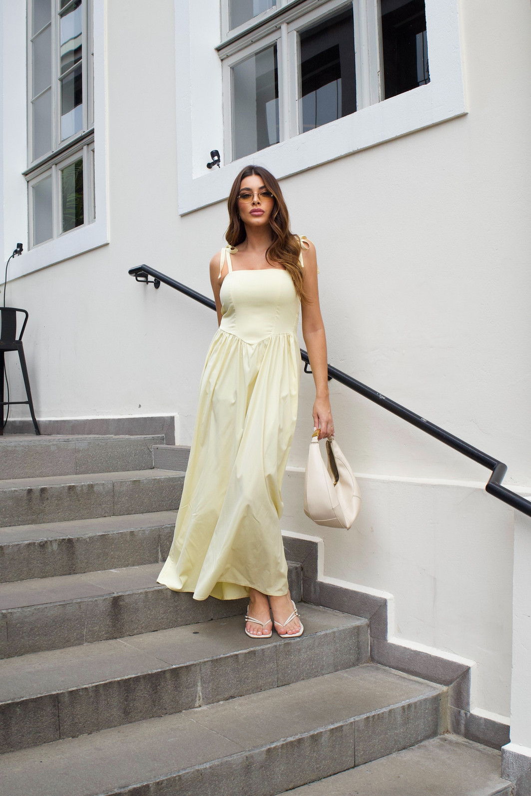 VESTIDO MIDI KARINA AMARELO VESTIDO MIDI KARINA AMARELO