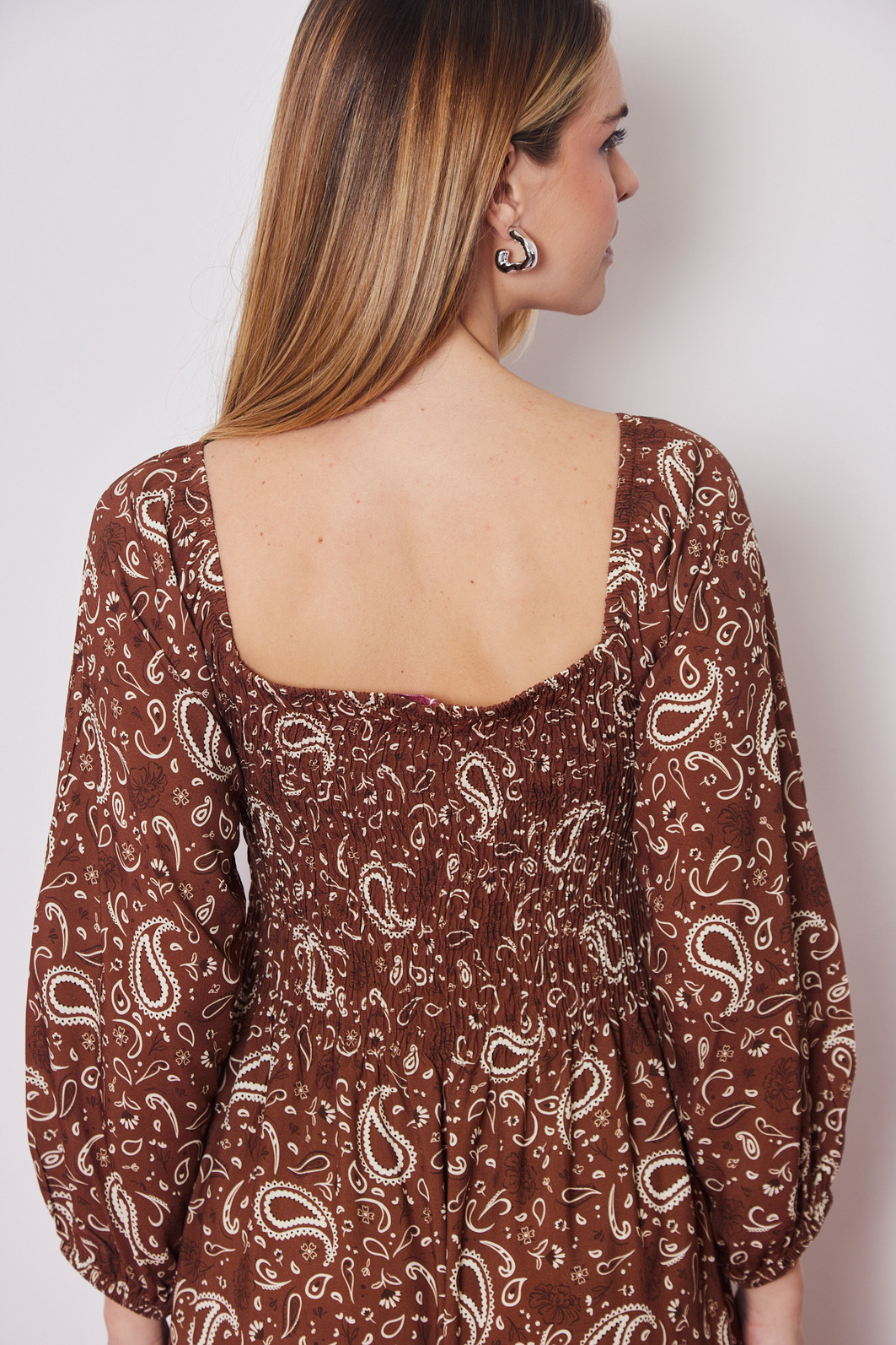 VESTIDO PAISLEY ESTAMPADO VESTIDO PAISLEY ESTAMPADO
