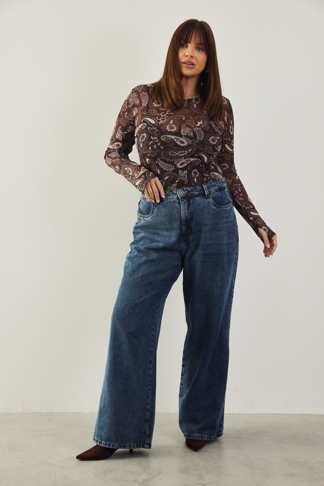 CALÇA JEANS WIDE LEG DAKOTA JEANS CALÇA JEANS WIDE LEG DAKOTA JEANS