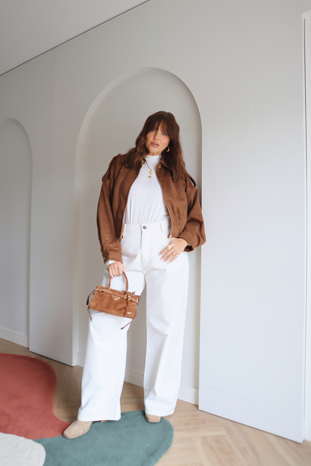 JAQUETA OVERSIZED CARAMELO