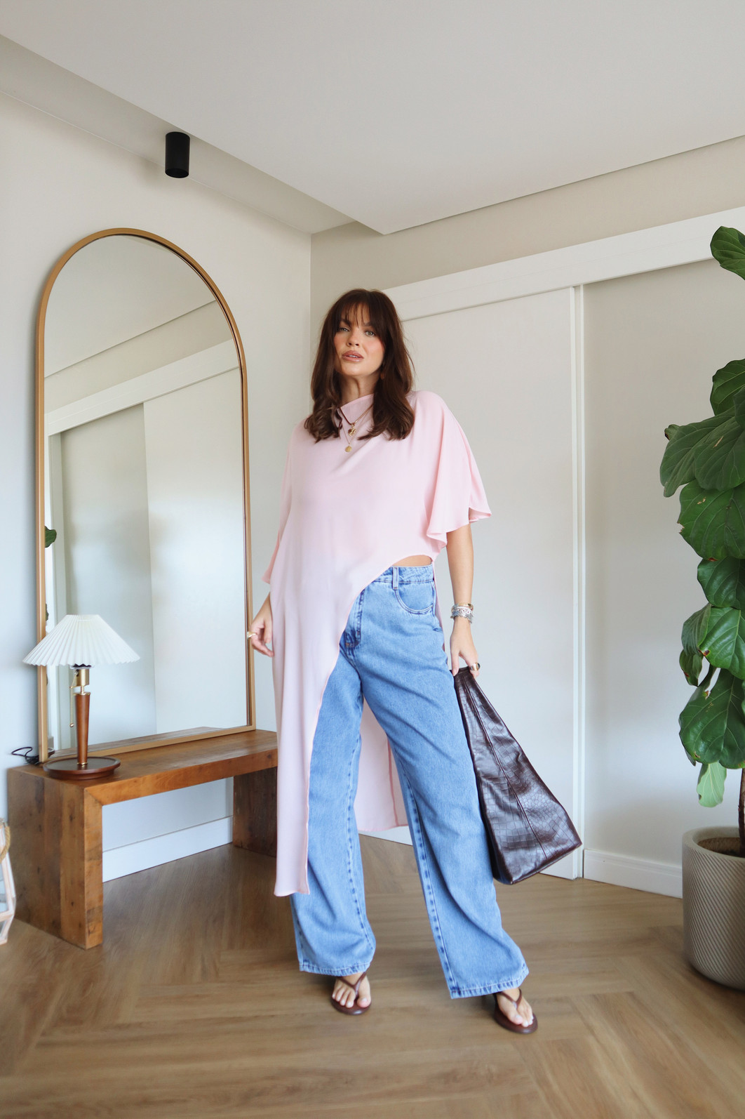 BLUSA CAPA BRUNA ROSA BLUSA CAPA BRUNA ROSA