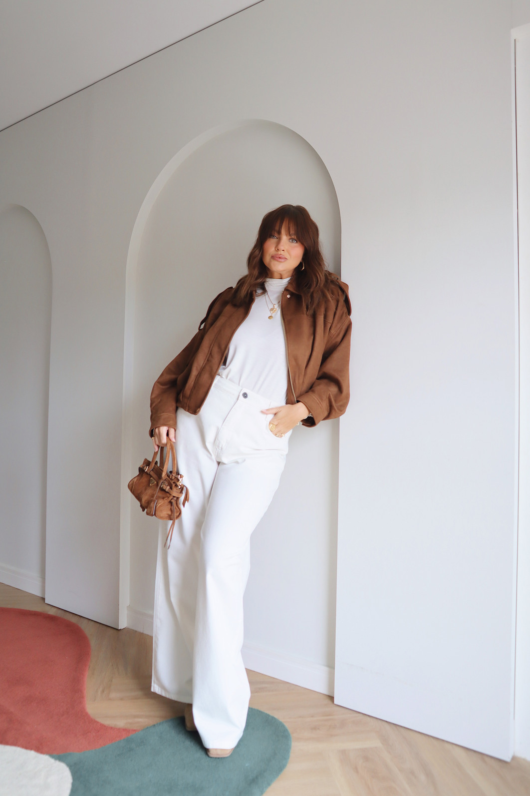 JAQUETA OVERSIZED CARAMELO