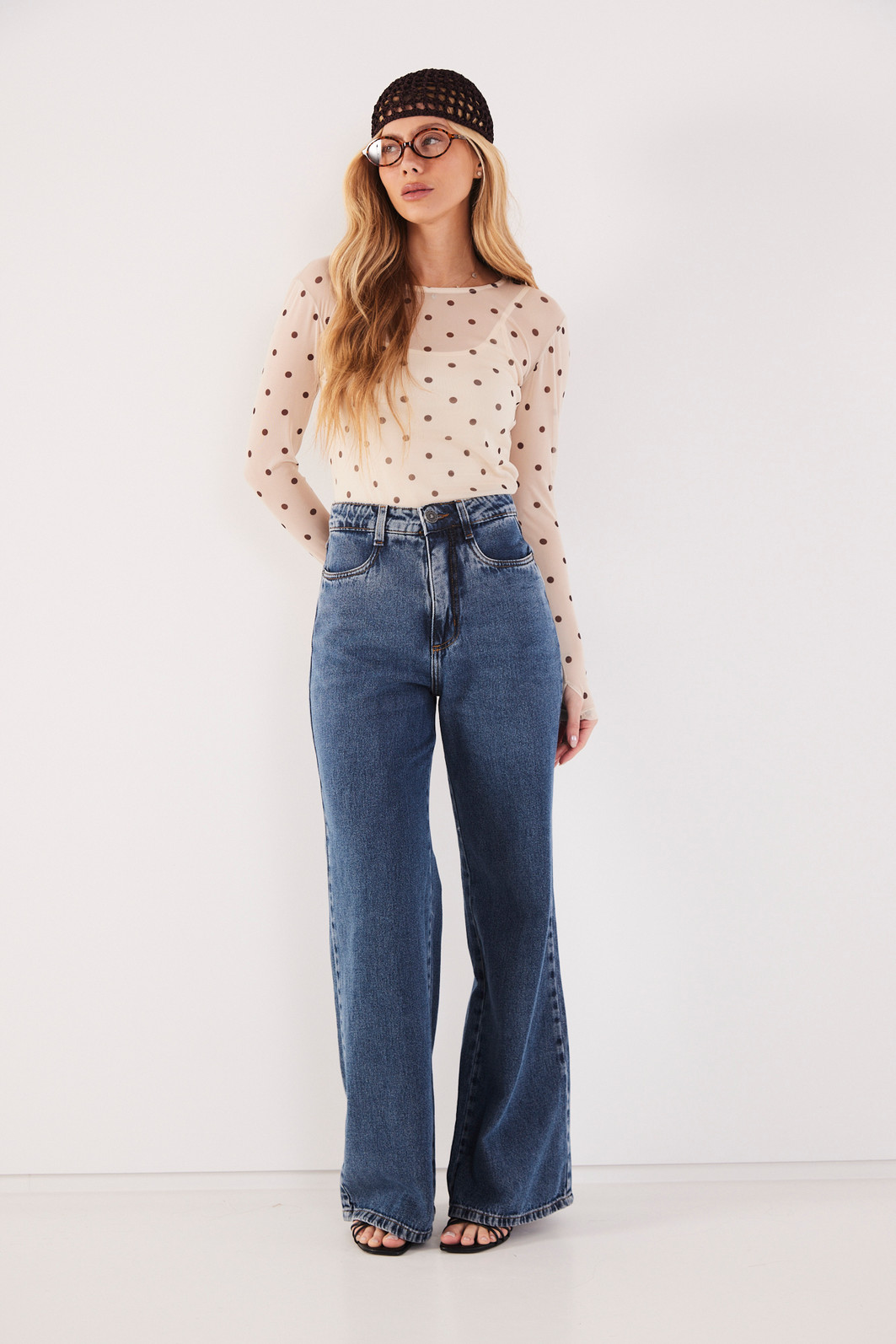 CALÇA JEANS WIDE LEG DAKOTA JEANS CALÇA JEANS WIDE LEG DAKOTA JEANS