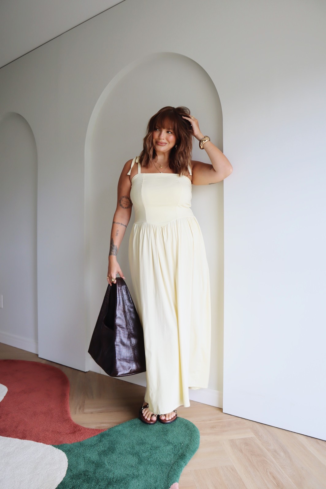 VESTIDO MIDI KARINA AMARELO VESTIDO MIDI KARINA AMARELO