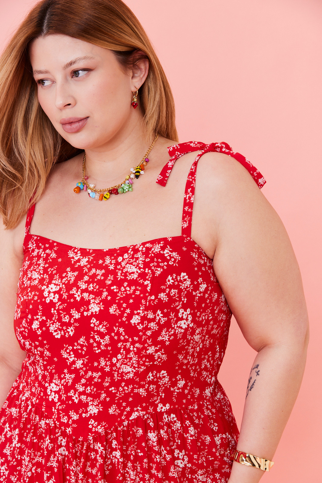 VESTIDO MIDI MARINA FLORAL