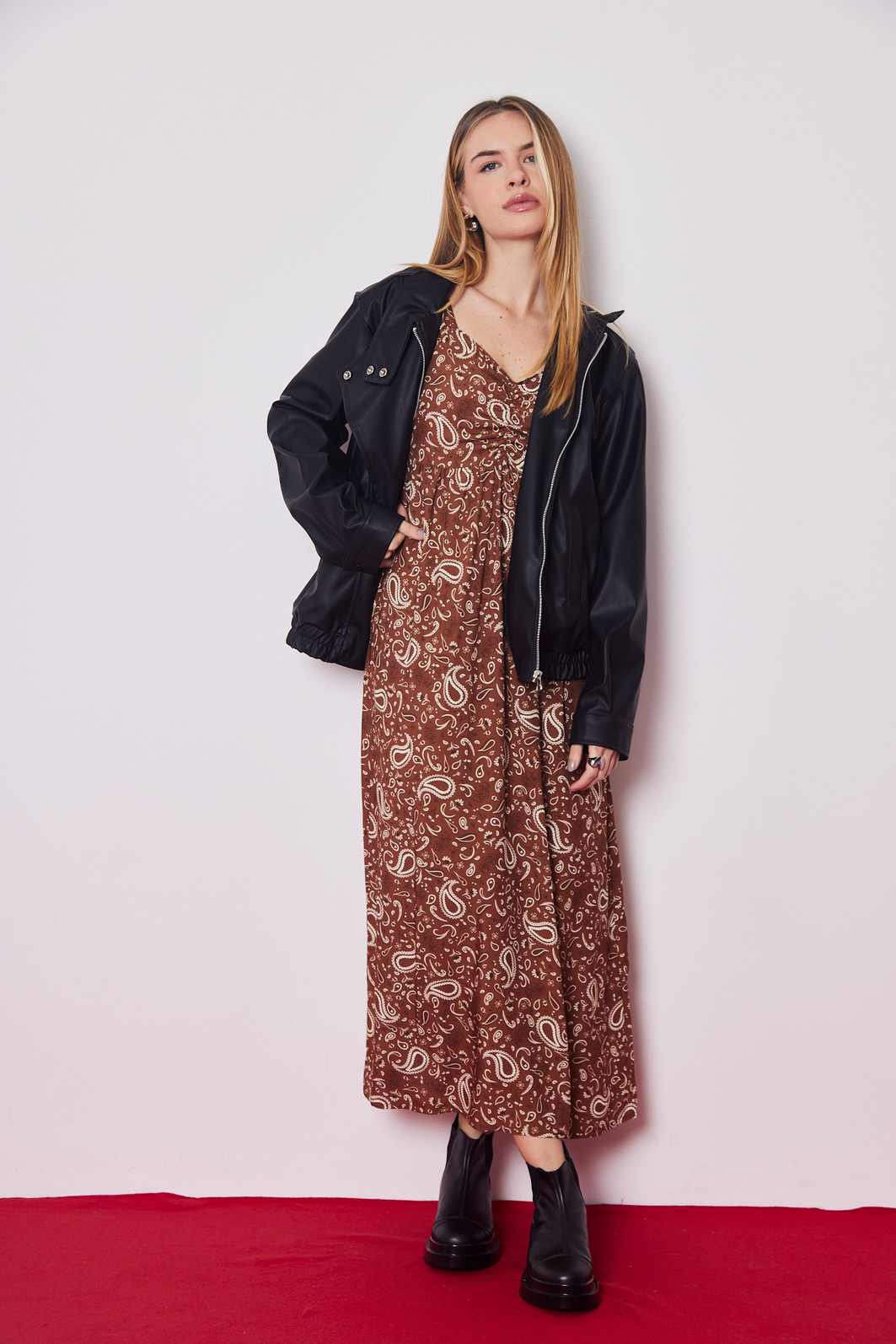 VESTIDO PAISLEY ESTAMPADO VESTIDO PAISLEY ESTAMPADO