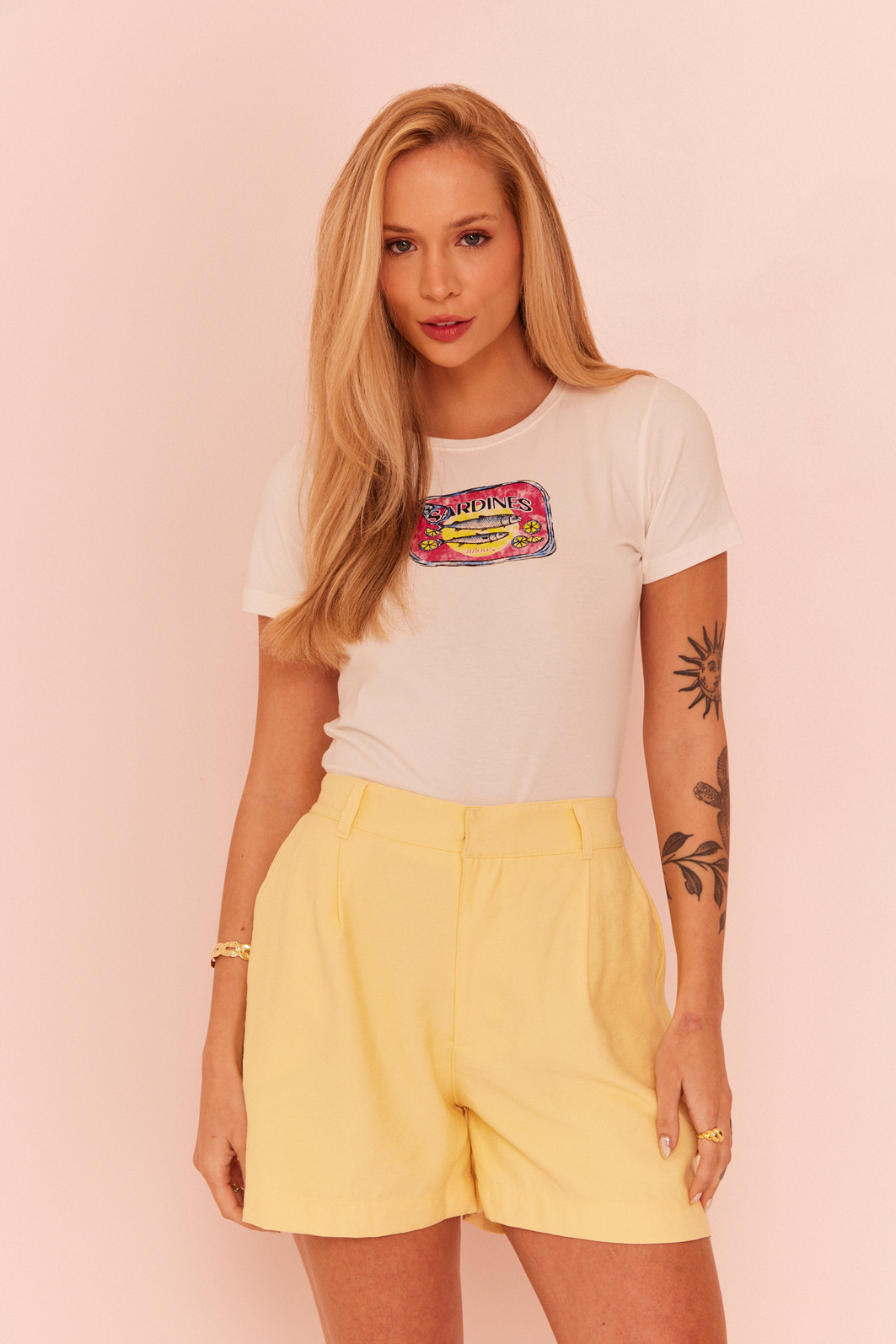 SHORTS JULIA AMARELO SHORTS JULIA AMARELO