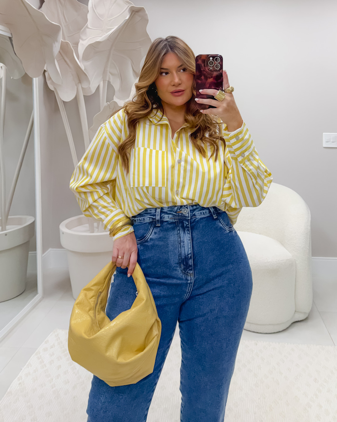 CAMISA SICILIA LISTRADO AMARELO CAMISA SICILIA LISTRADO AMARELO