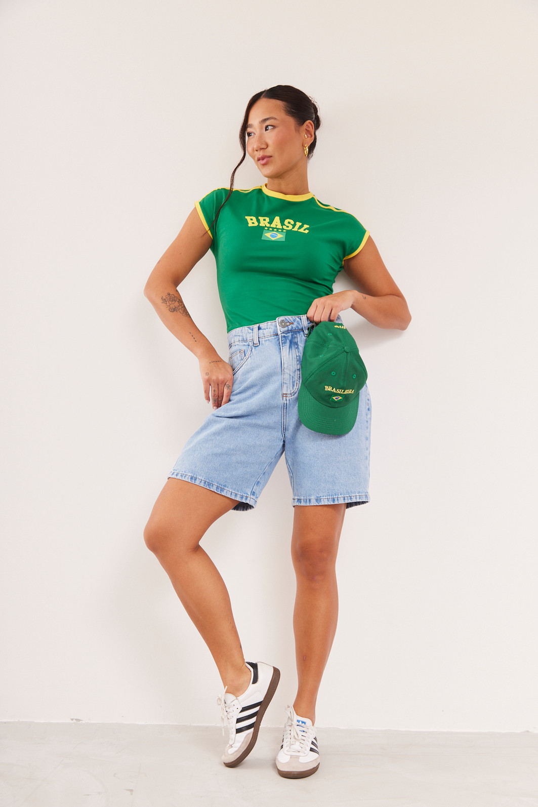 BABY TEE BRASIL VERDE BABY TEE BRASIL VERDE