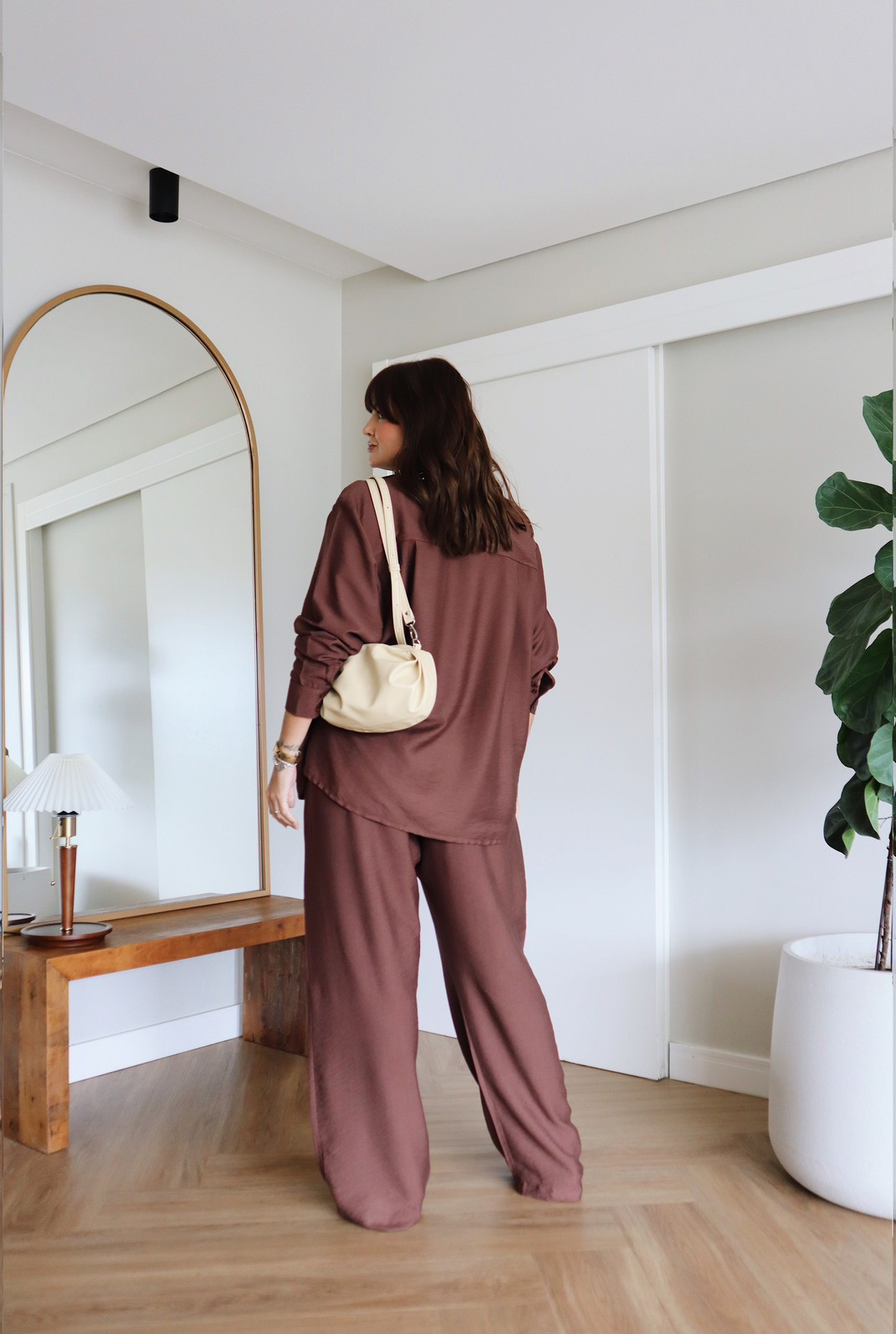CALÇA MARCELLA MARROM CALÇA MARCELLA MARROM