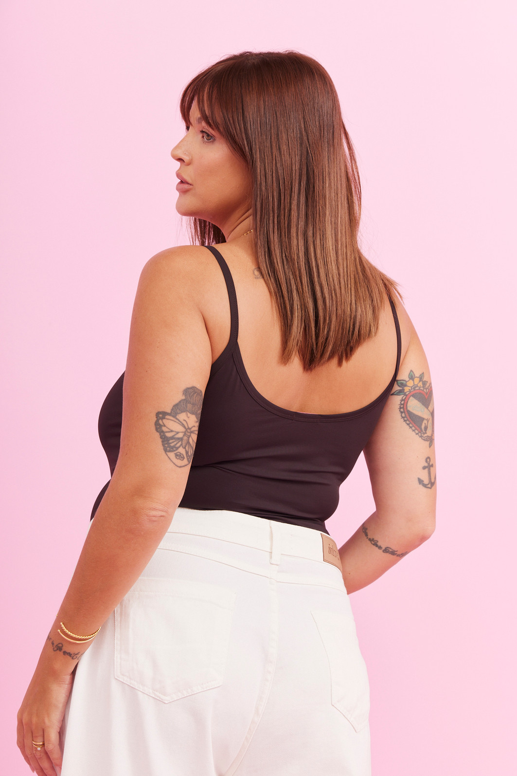 REGATA DUPLA LUANA MARROM REGATA DUPLA LUANA MARROM