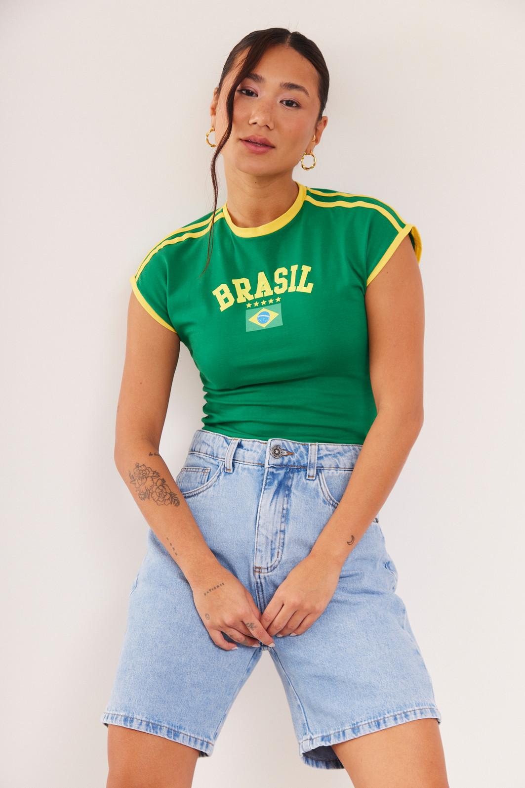 BABY TEE BRASIL VERDE BABY TEE BRASIL VERDE