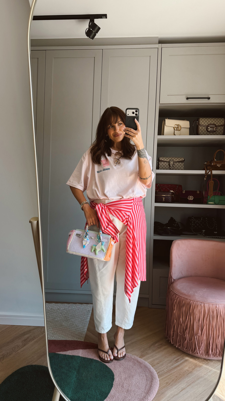 CALÇA JEANS BARREL OFF WHITE CALÇA JEANS BARREL OFF WHITE