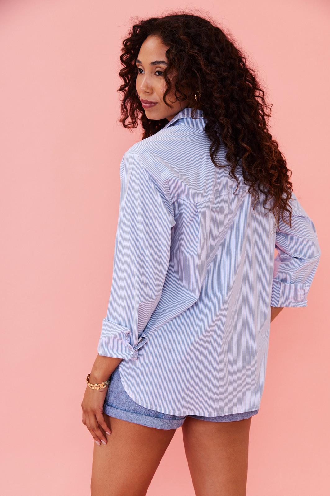 CAMISA GABRIELA LISTRADO AZUL CAMISA GABRIELA LISTRADO AZUL