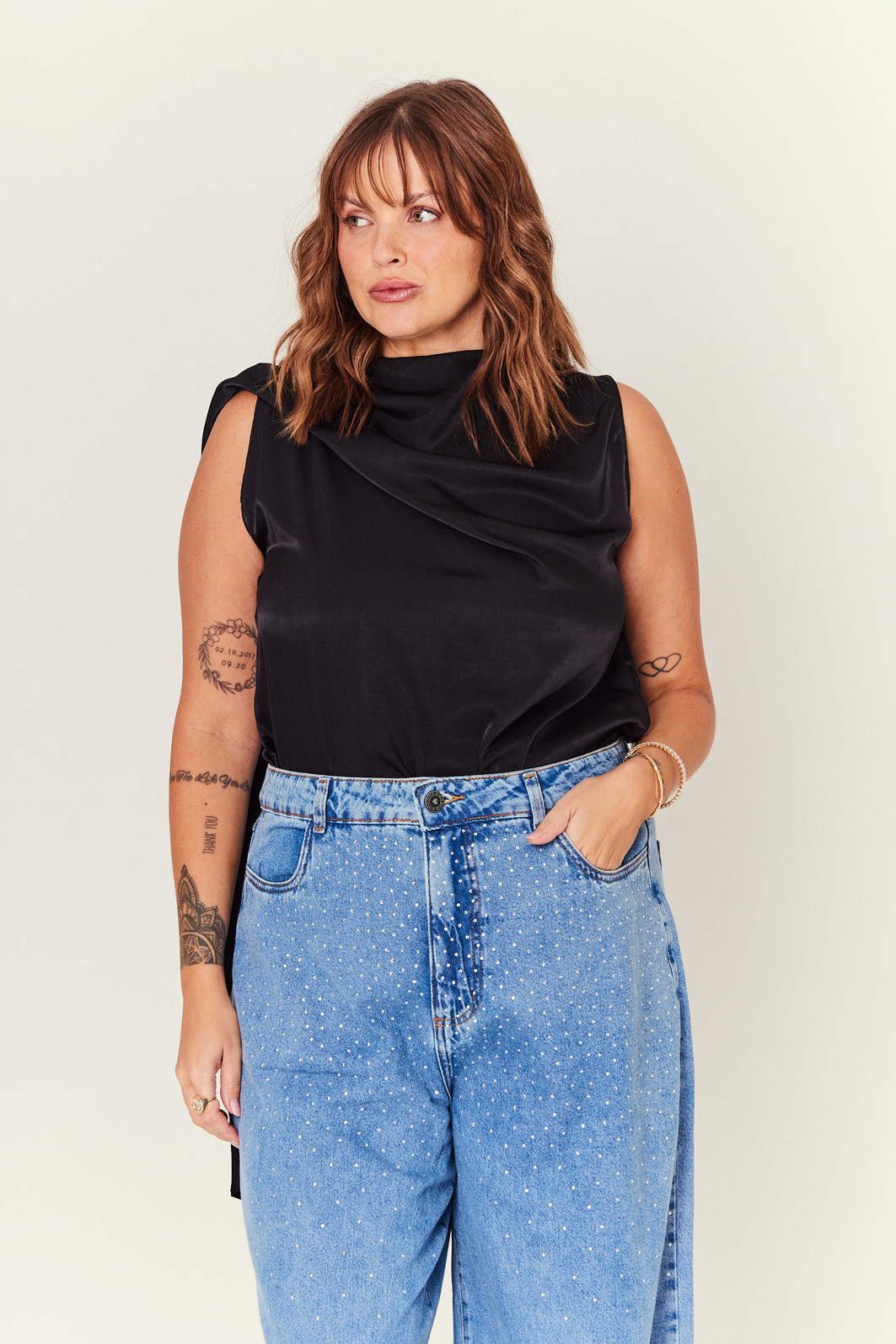 BLUSA CELINA PRETO BLUSA CELINA PRETO