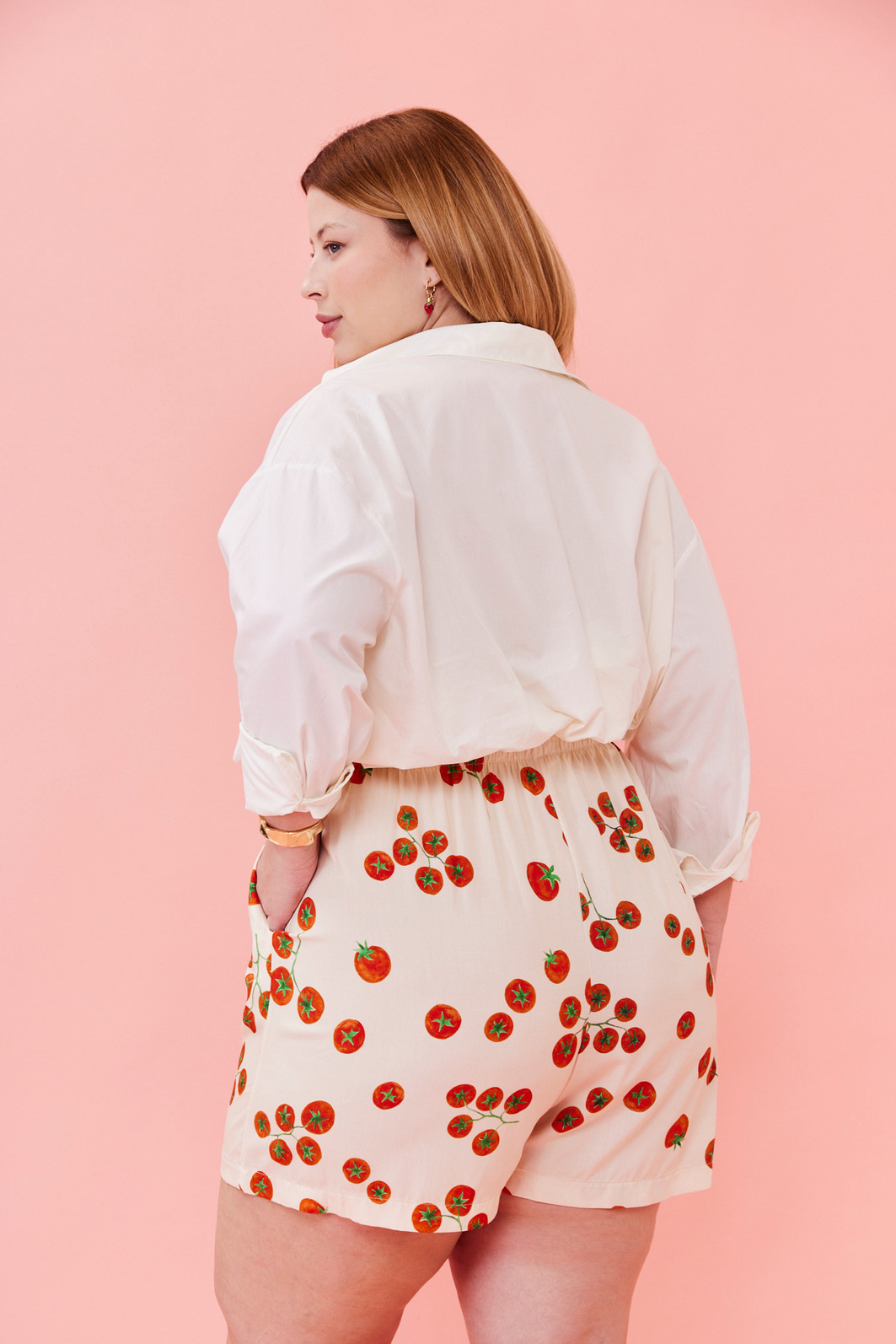 SHORTS LETICIA ESTAMPA TOMATES