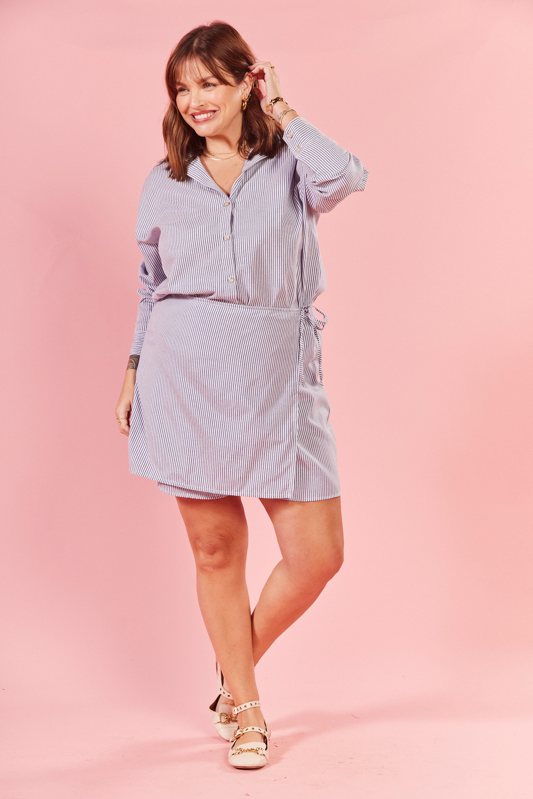 MACAQUINHO CAPRI LISTRADO AZUL MACAQUINHO CAPRI LISTRADO AZUL