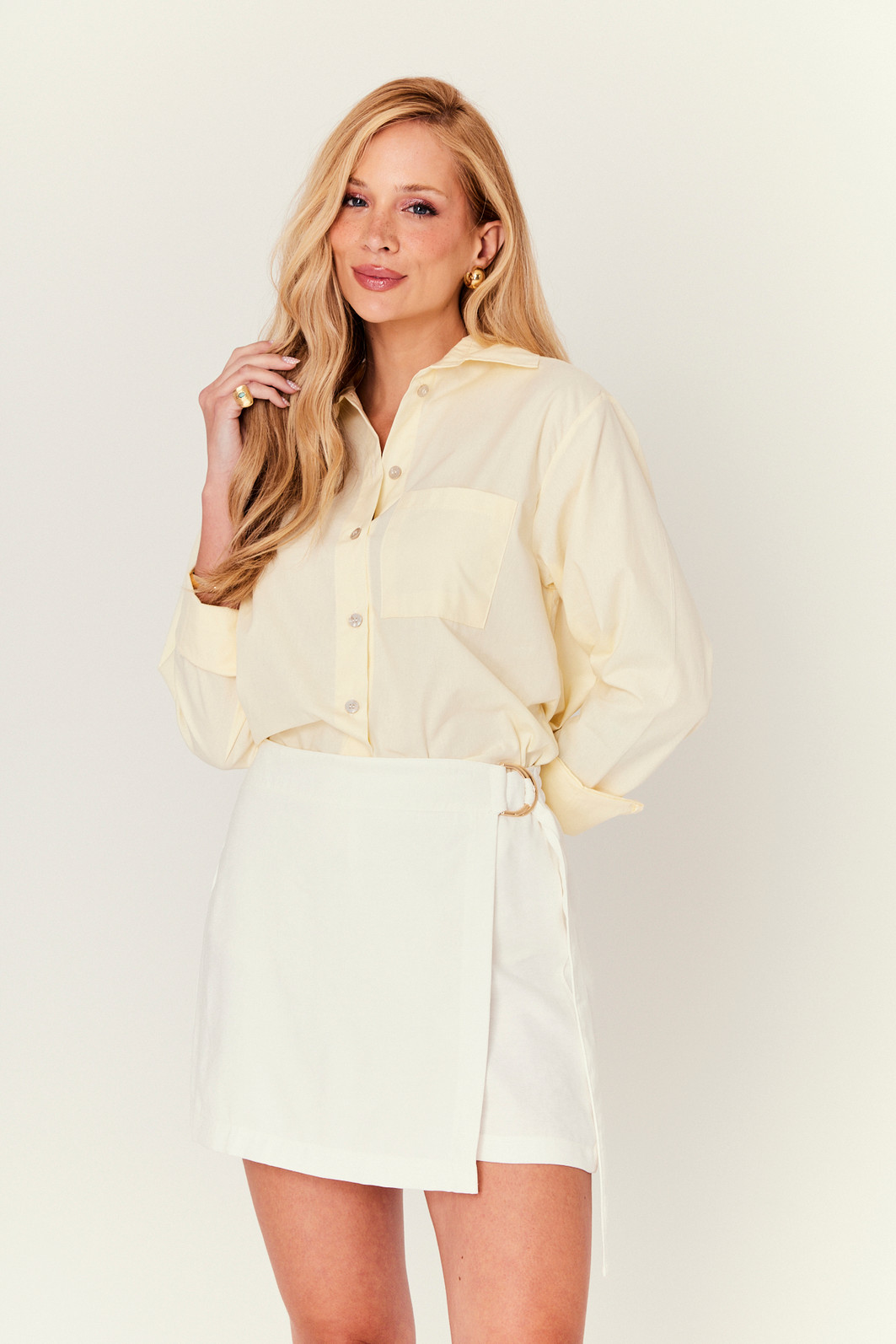 SHORTS SAIA DIANA OFF WHITE SHORTS SAIA DIANA OFF WHITE