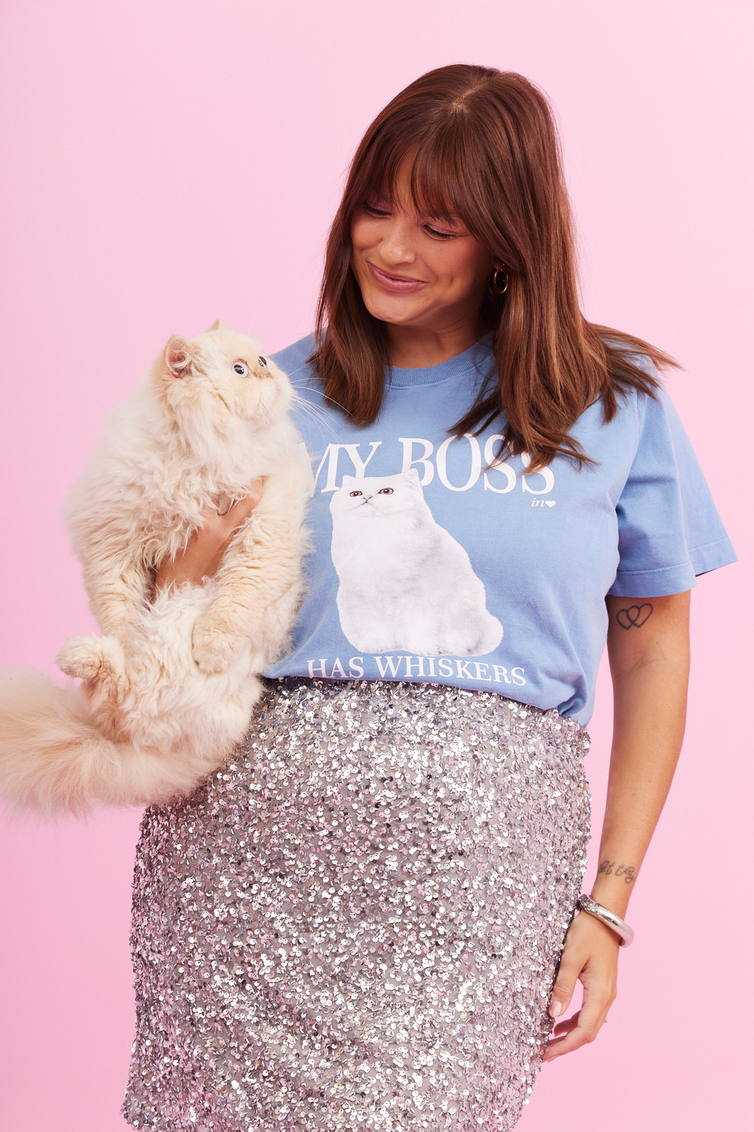 T-SHIRT SLIM MY BOSS AZUL T-SHIRT SLIM MY BOSS AZUL