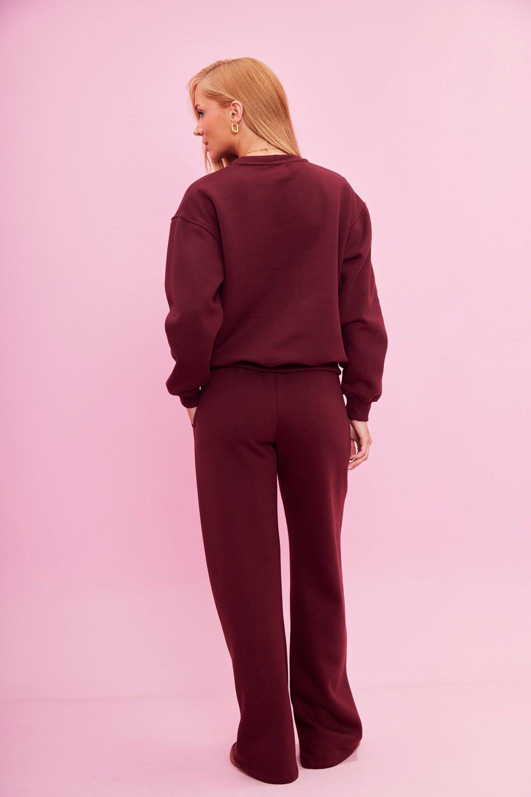 CONJUNTO PREMIUM DE MOLETOM TALI VINHO DO PORTO