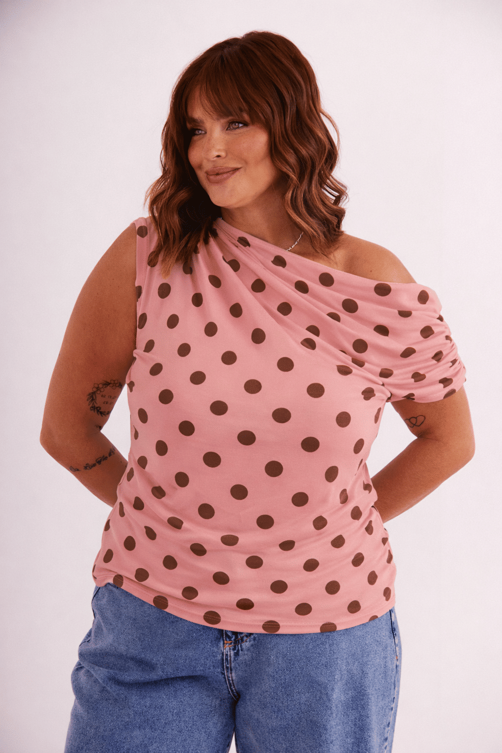 BLUSA ANA POA FUNDO ROSA BLUSA ANA POA FUNDO ROSA