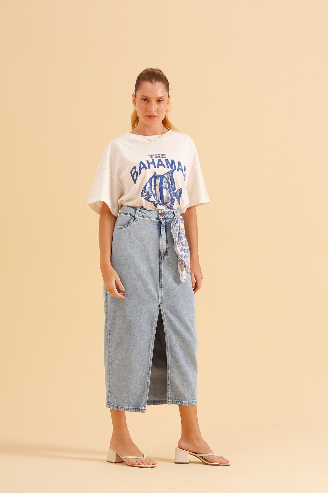 T-SHIRT THE BAHAMAS OFF WHITE T-SHIRT THE BAHAMAS OFF WHITE