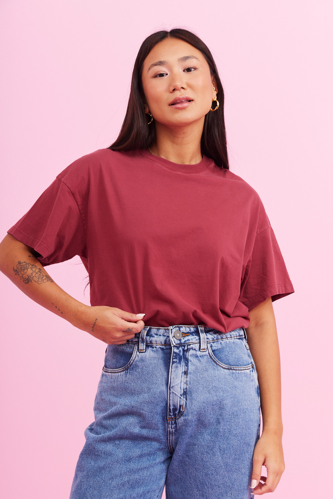 KIT T-SHIRTS OVER AZUL / BORDO KIT T-SHIRTS OVER AZUL / BORDO