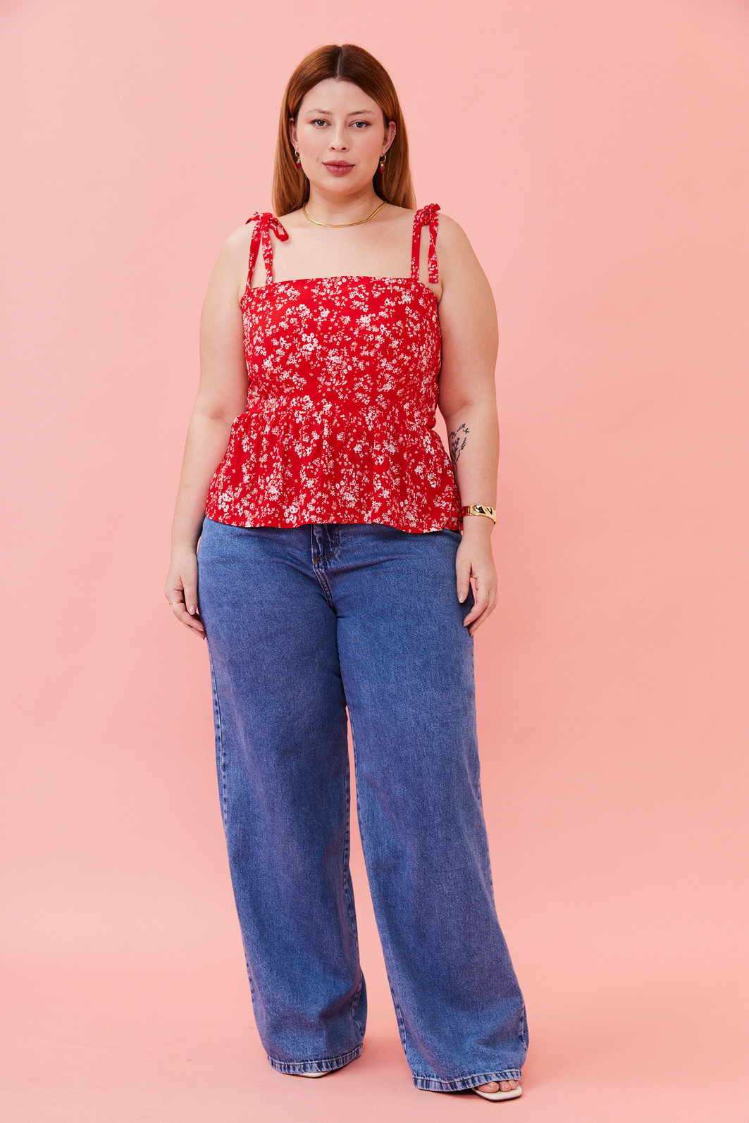 BLUSA ALÇA LUISA FLORAL