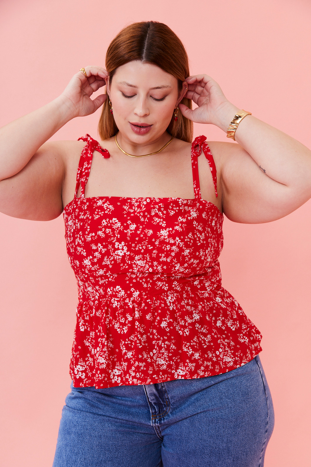 BLUSA ALÇA LUISA FLORAL