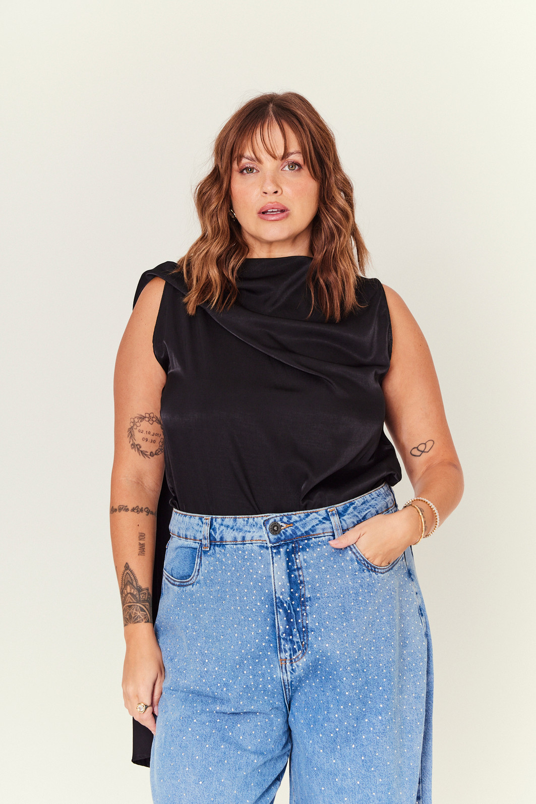 BLUSA CELINA PRETO BLUSA CELINA PRETO