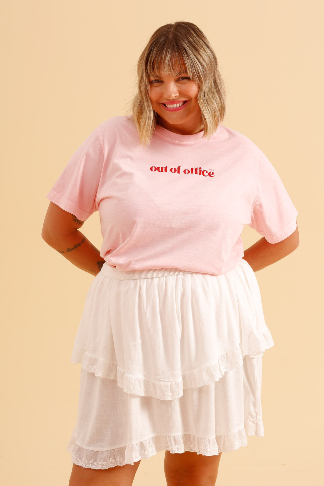 T-SHIRT OUT OF OFFICE ROSA T-SHIRT OUT OF OFFICE ROSA