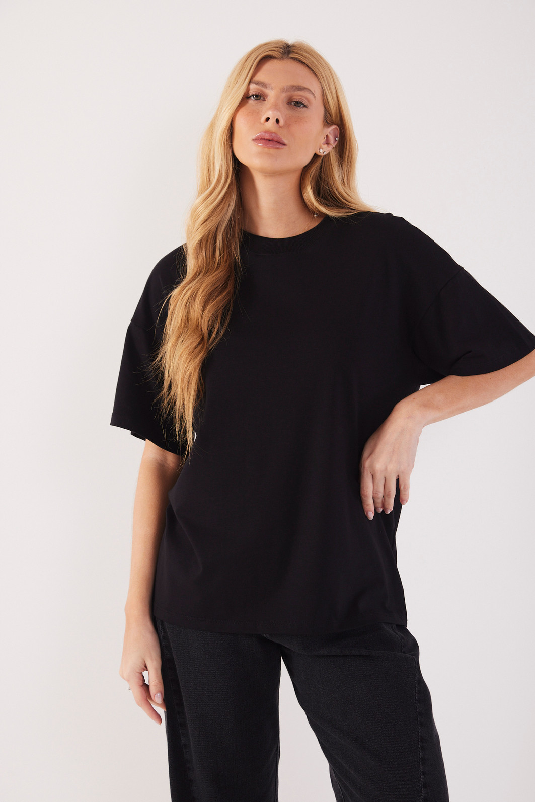 T-SHIRT OVER PREMIUM CONFORT PRETO