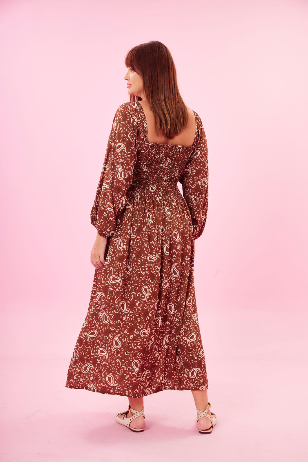 VESTIDO PAISLEY ESTAMPADO VESTIDO PAISLEY ESTAMPADO