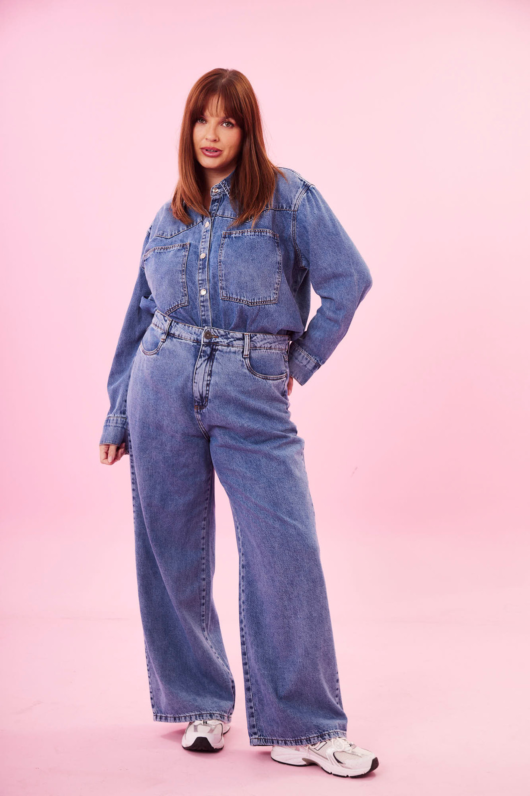CALÇA WIDE LEG DULCE JEANS ESCURO CALÇA WIDE LEG DULCE JEANS ESCURO