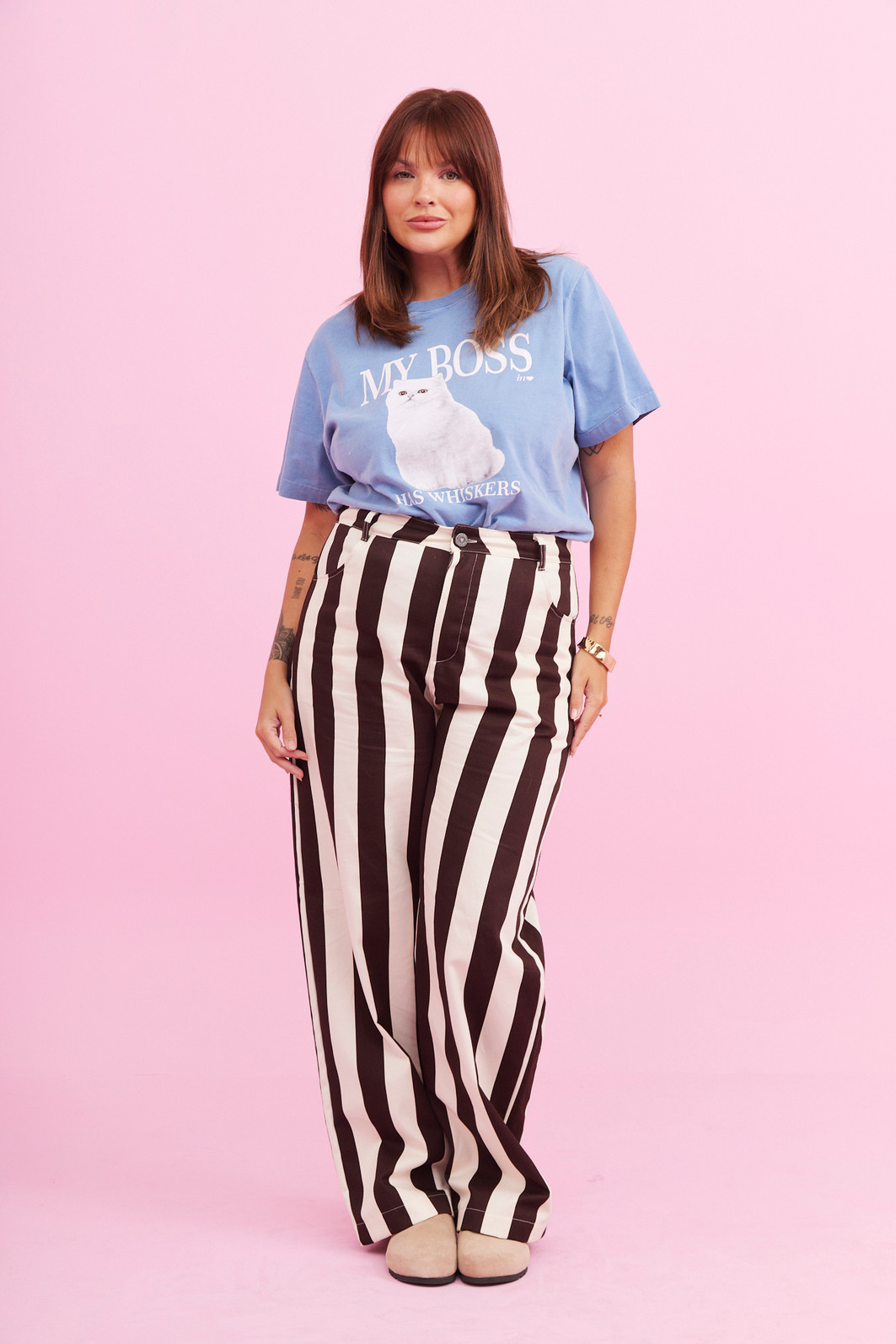 CALÇA MANUELA LISTRADO