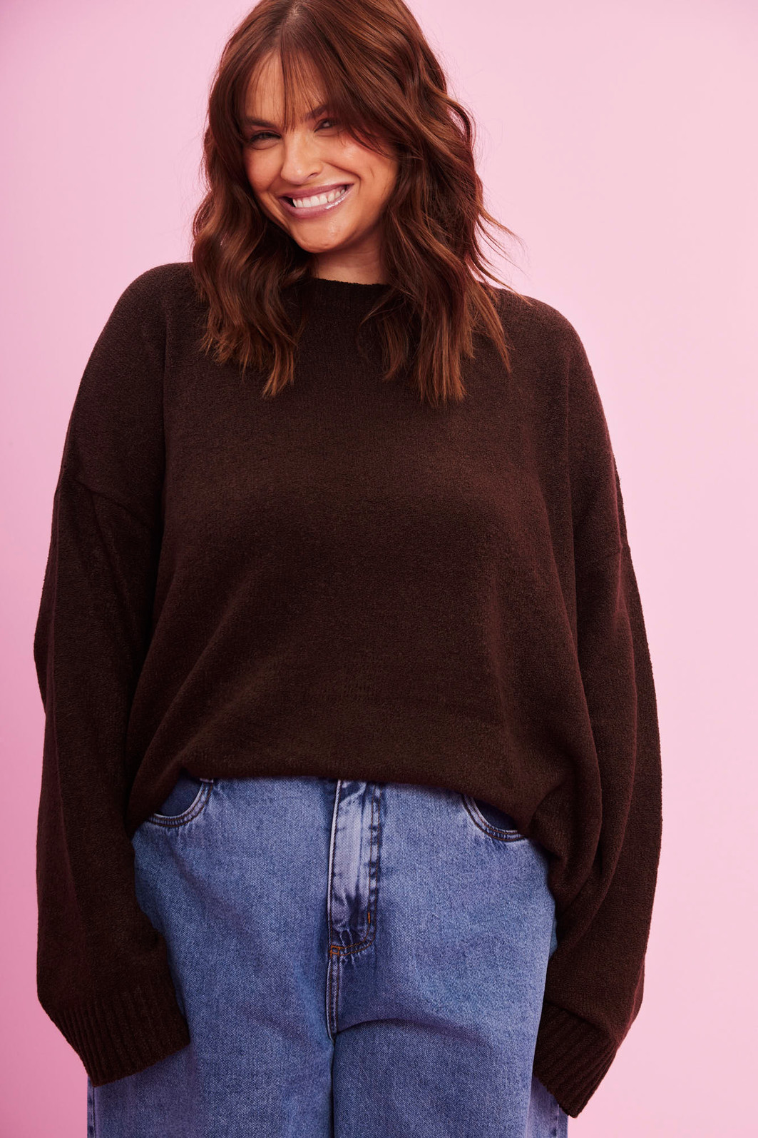 TRICOT MOUSSE MARROM TRICOT MOUSSE MARROM