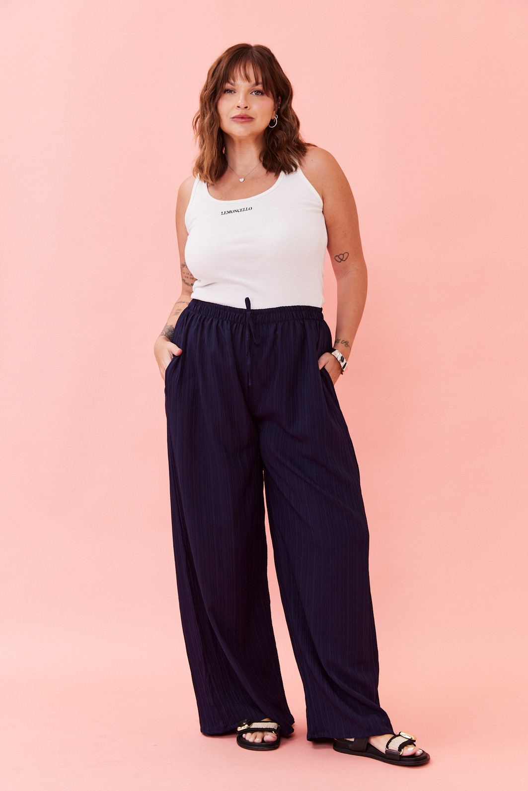 CALCA PAMELA AZUL MARINHO CALCA PAMELA AZUL MARINHO