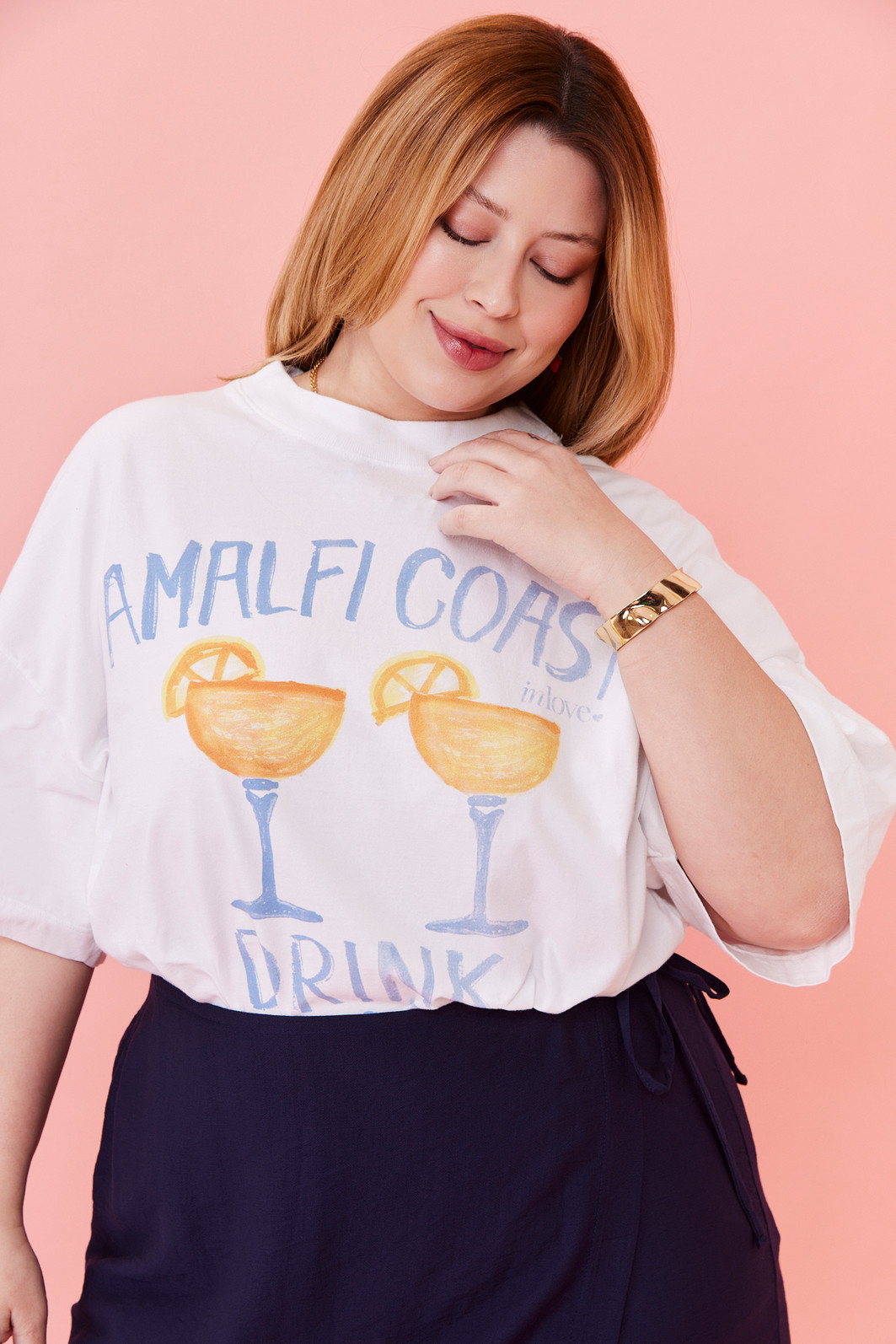 T-SHIRT OVER AMALFI COAST BRANCO ACUCAR T-SHIRT OVER AMALFI COAST BRANCO ACUCAR