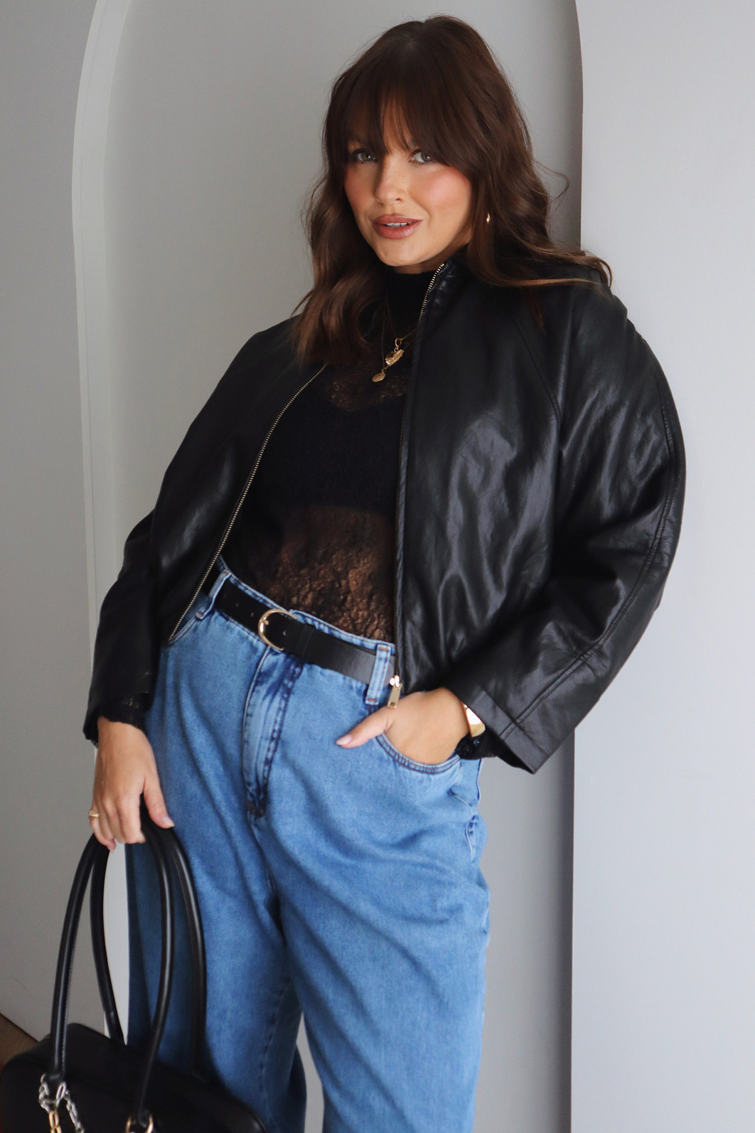 JAQUETA OVERSIZED PRETO