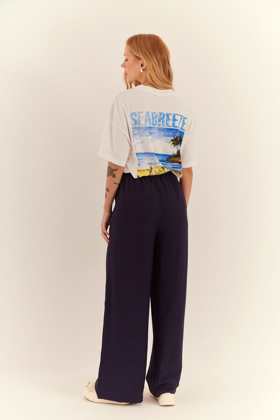 CALCA BRENDA AZUL MARINHO CALCA BRENDA AZUL MARINHO