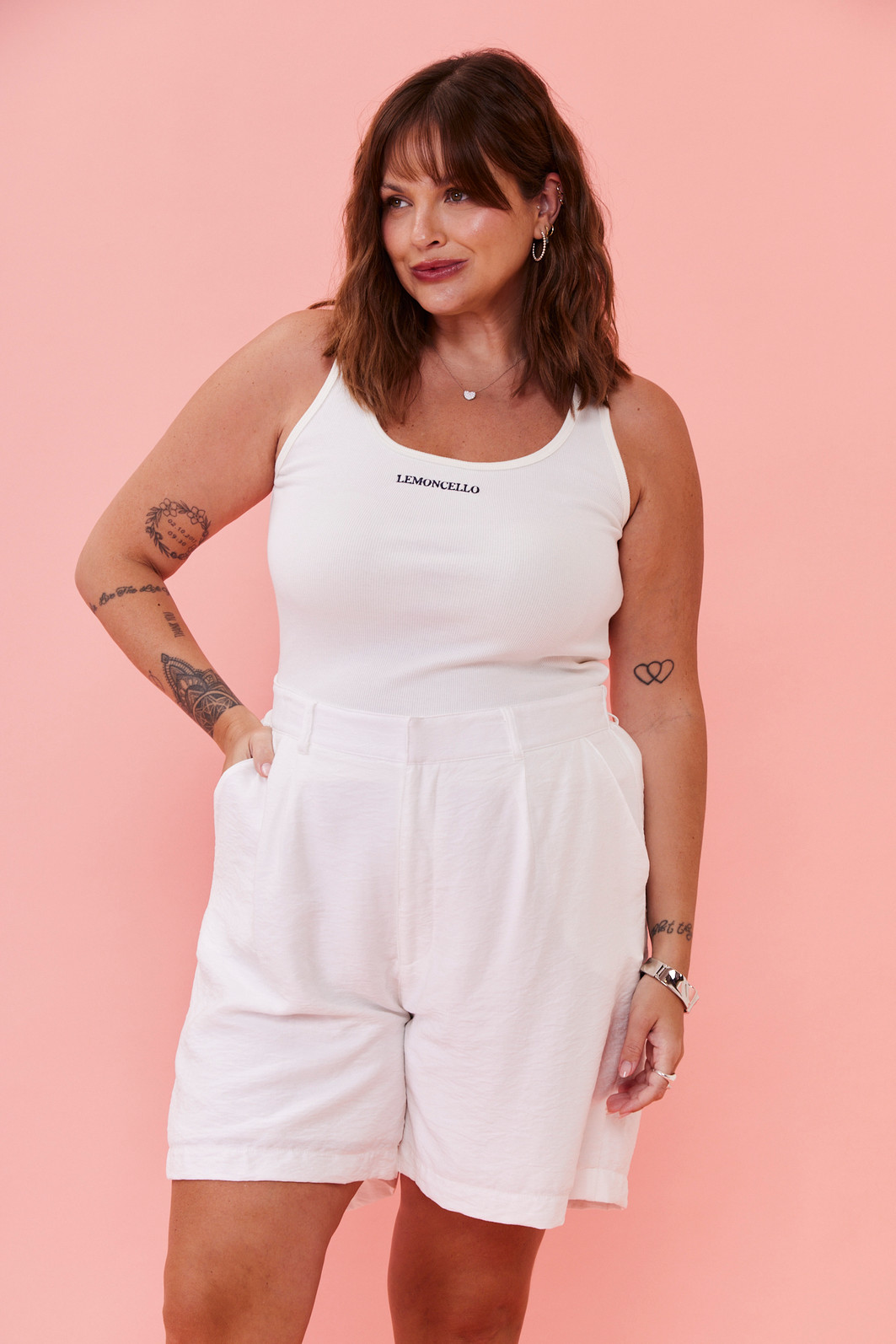 SHORTS ALINE OFF WHITE SHORTS ALINE OFF WHITE