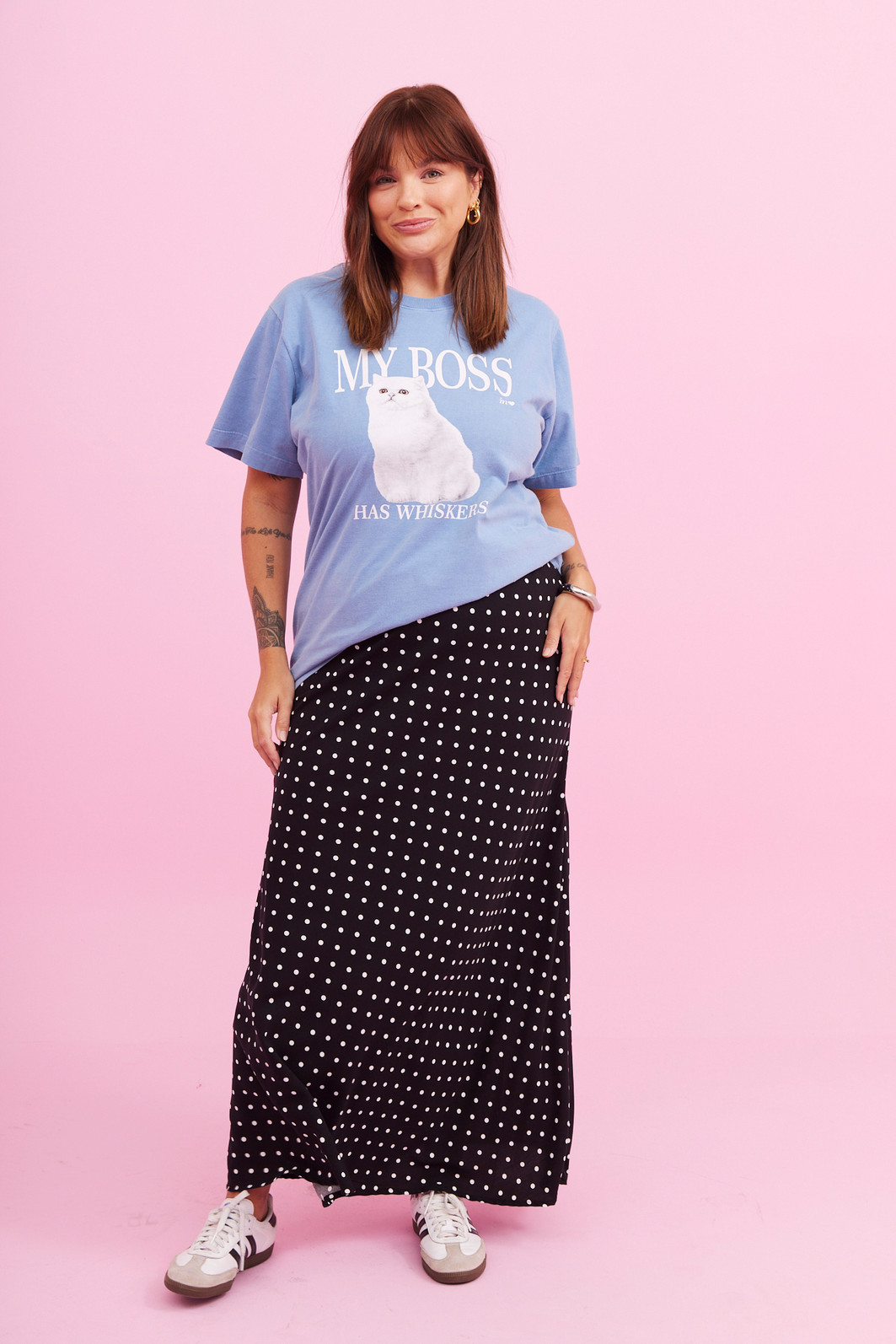 T-SHIRT SLIM MY BOSS AZUL T-SHIRT SLIM MY BOSS AZUL