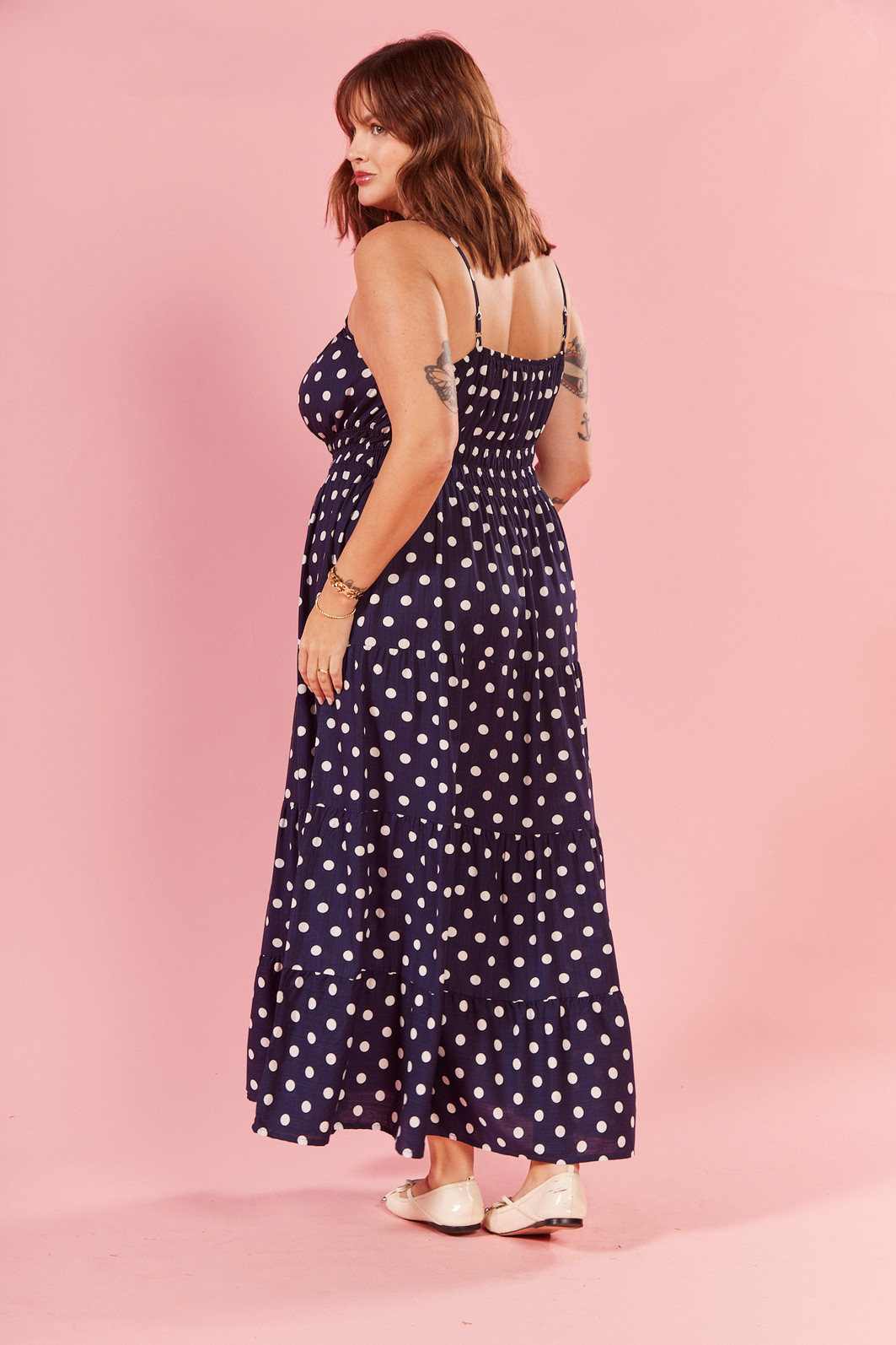 VESTIDO AURORA POA FUNDO AZUL VESTIDO AURORA POA FUNDO AZUL