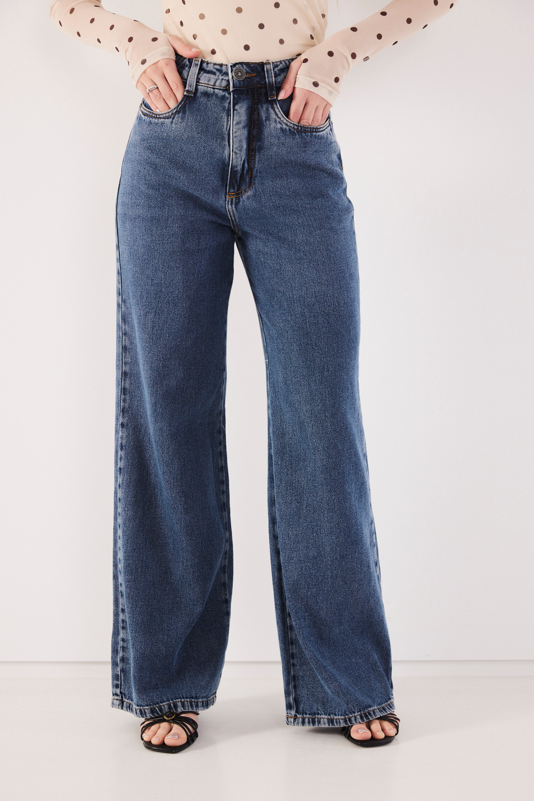 CALÇA JEANS WIDE LEG DAKOTA JEANS CALÇA JEANS WIDE LEG DAKOTA JEANS